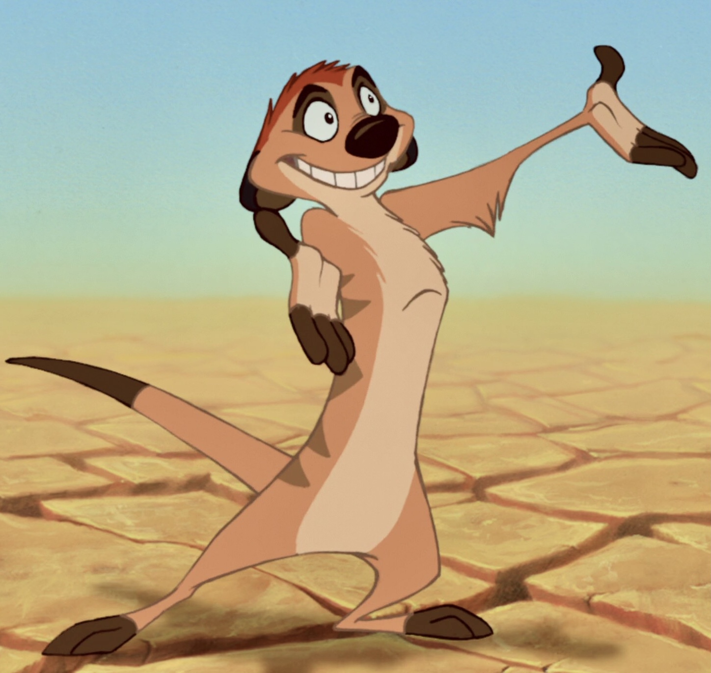 The Lion King Timon Circle Patch 4 inches wide