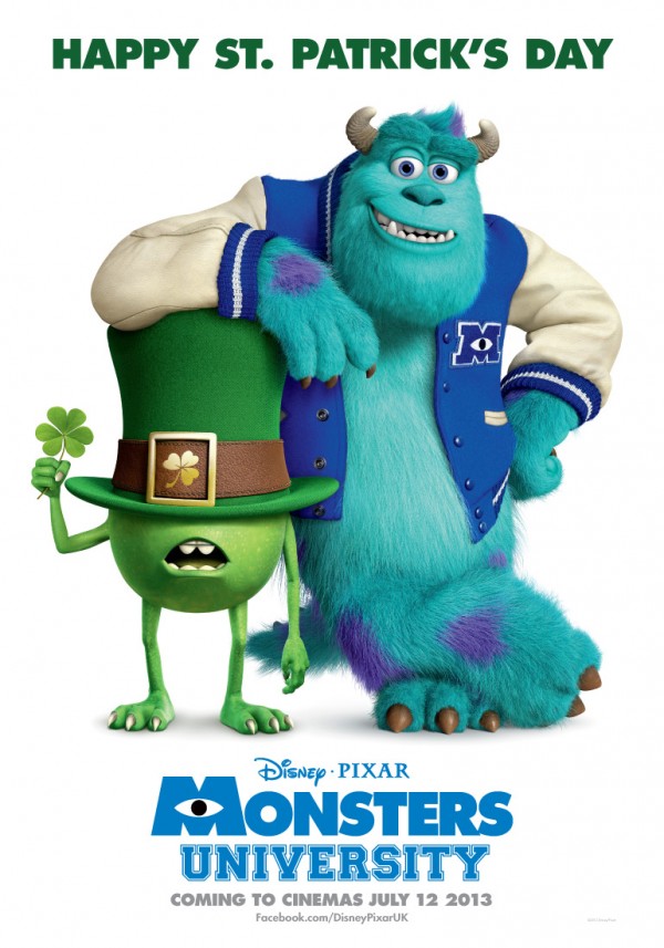 image monsters university poster st patricks day jpg disney