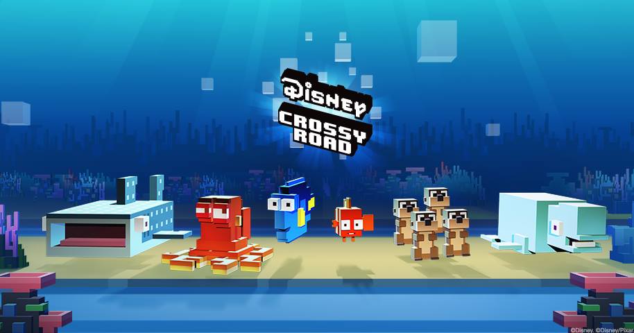 crossy roads disney characters