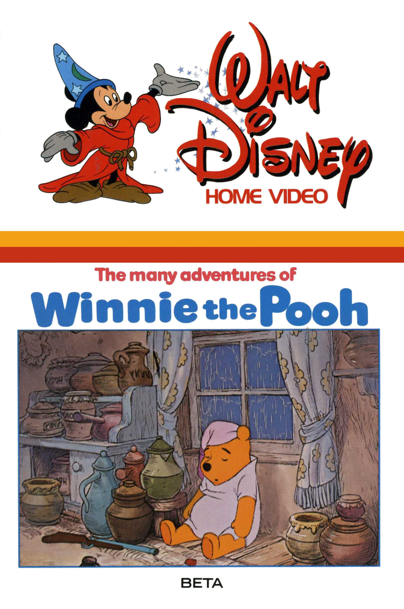 ManyAdventures Pooh original VHS