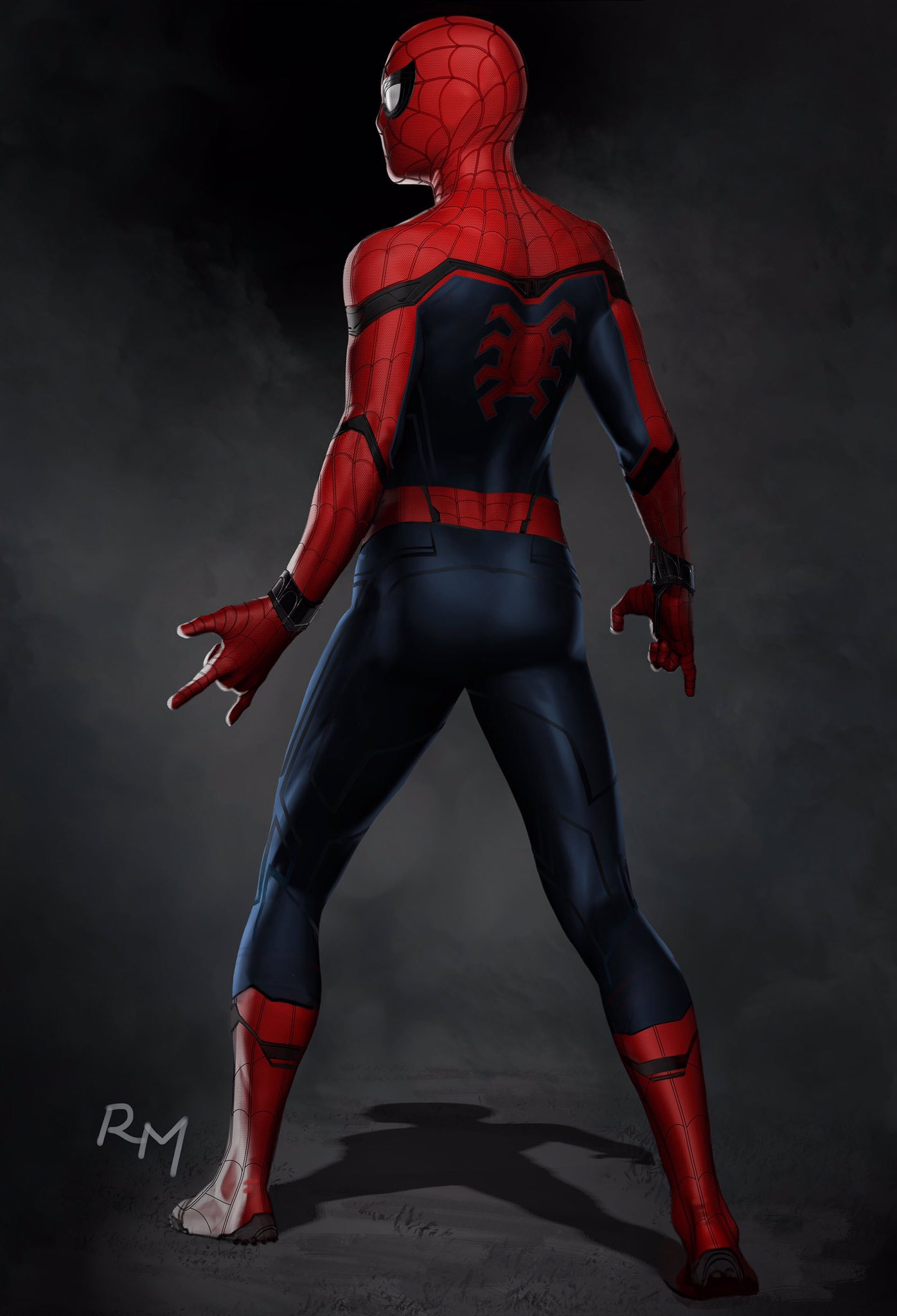 Image - SMH Spider-Man suit concept (rear).png | Disney ...