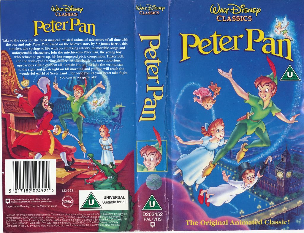 Image - PETER PAN VHS UK 1993.jpg | Disney Wiki | FANDOM powered by Wikia