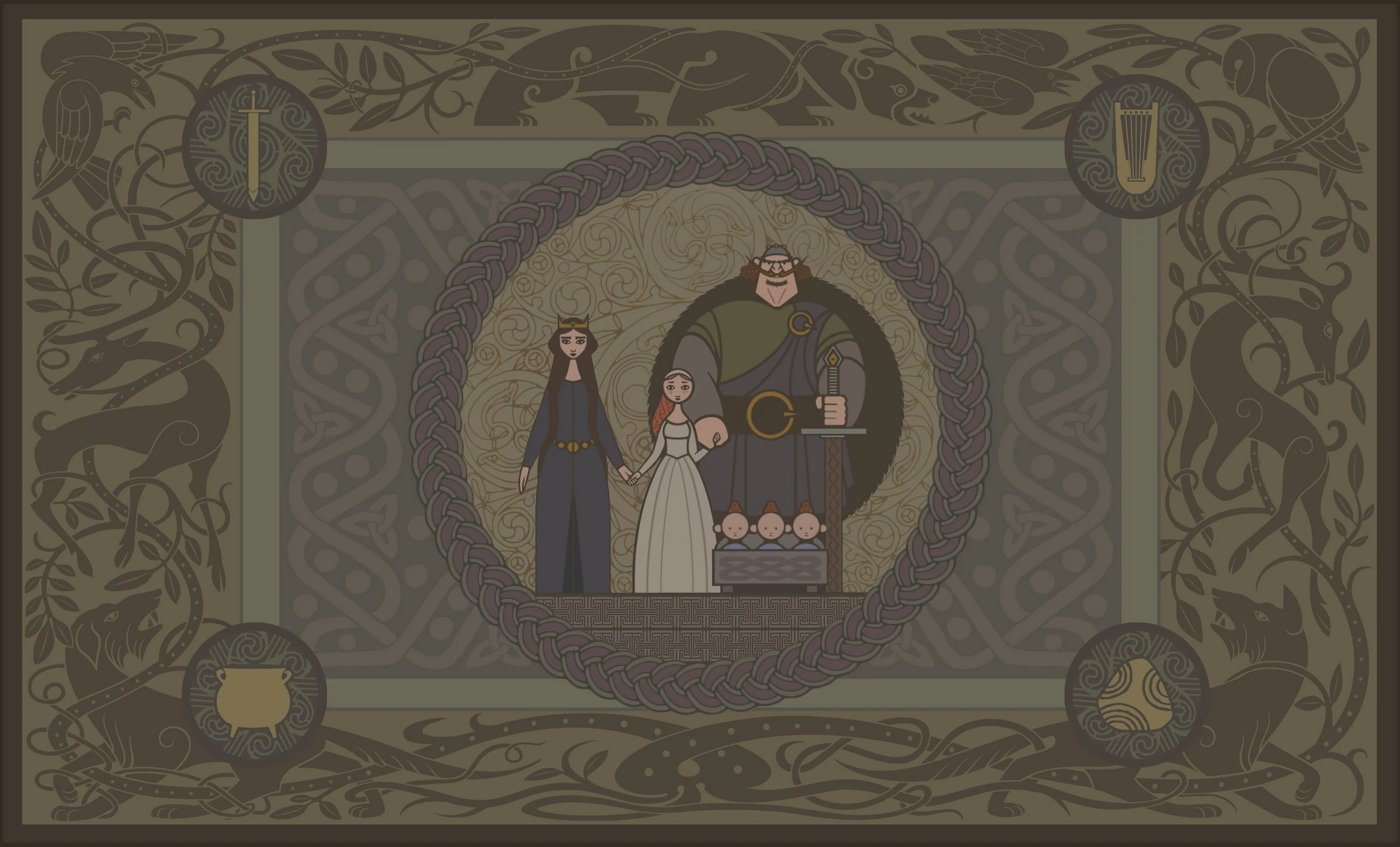 DunBroch Family Tapestry Disney Wiki FANDOM powered by Wikia