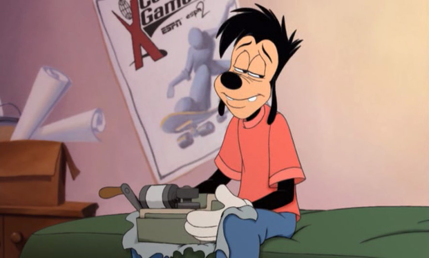 extremely goofy movie characters