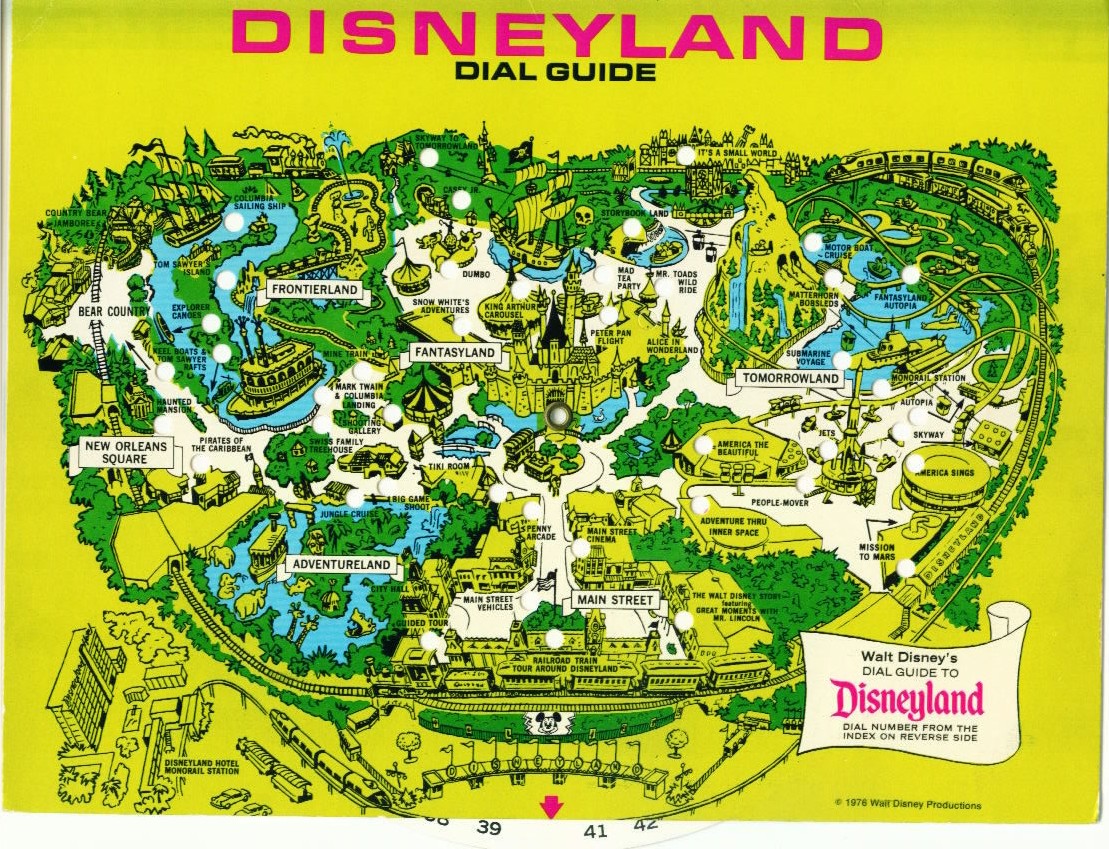 Disneyland Maps