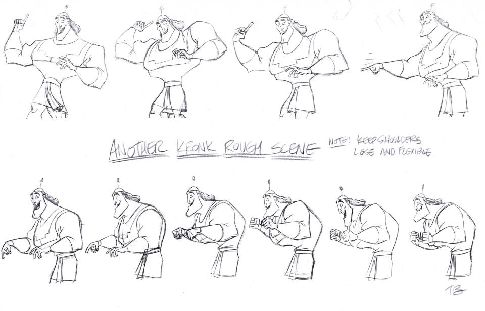 drawing character poses with personality by tony bancroft