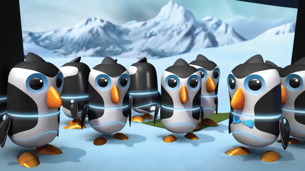 robo penguin hat