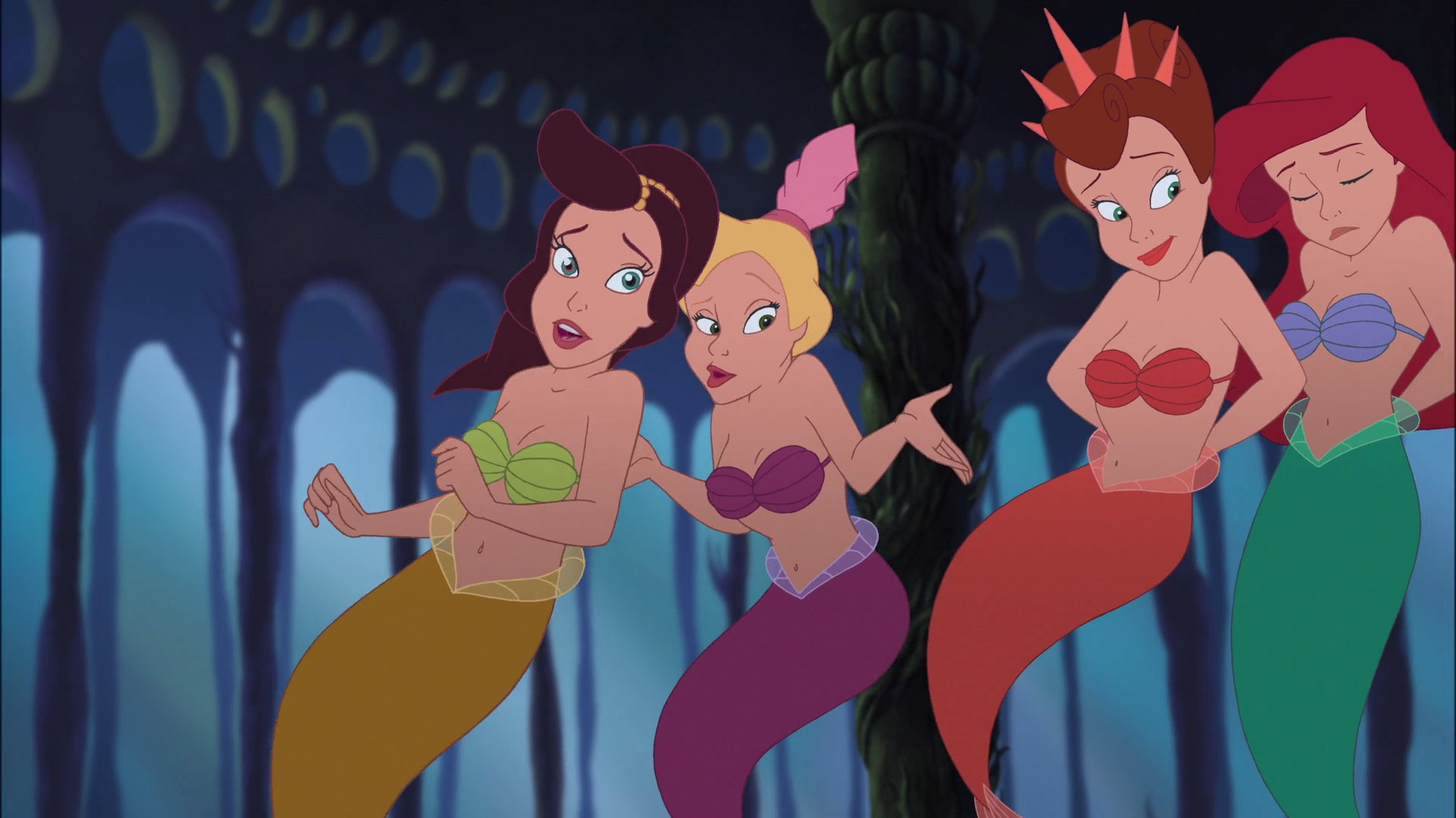 Little Mermaid Ariel Cartoon Valley