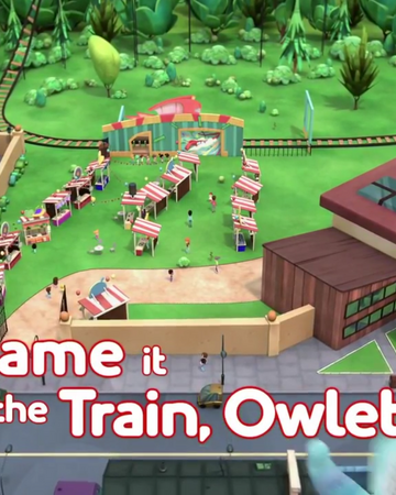 The Wacky World Of Miniature Golf Wiki Blame It On The Train Owlette Disney Wiki Fandom
