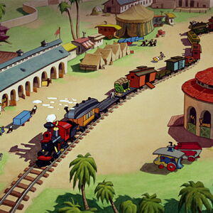 casey jr train set