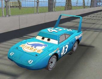 cars king dinoco