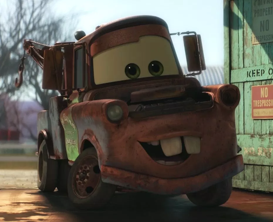 mater disney cars