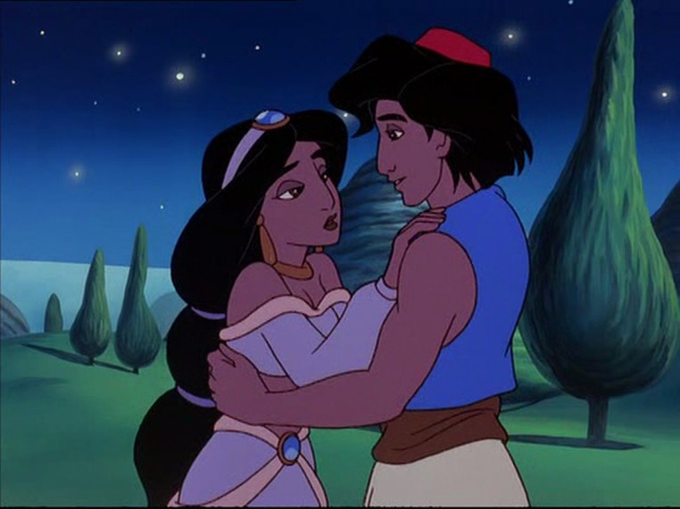 Image Aladdin and Jasmine kiss attempt.jpg Disney Wiki FANDOM
