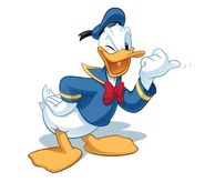 Donald Duck transparent