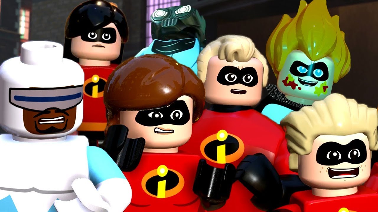 lego the incredibles pixar characters