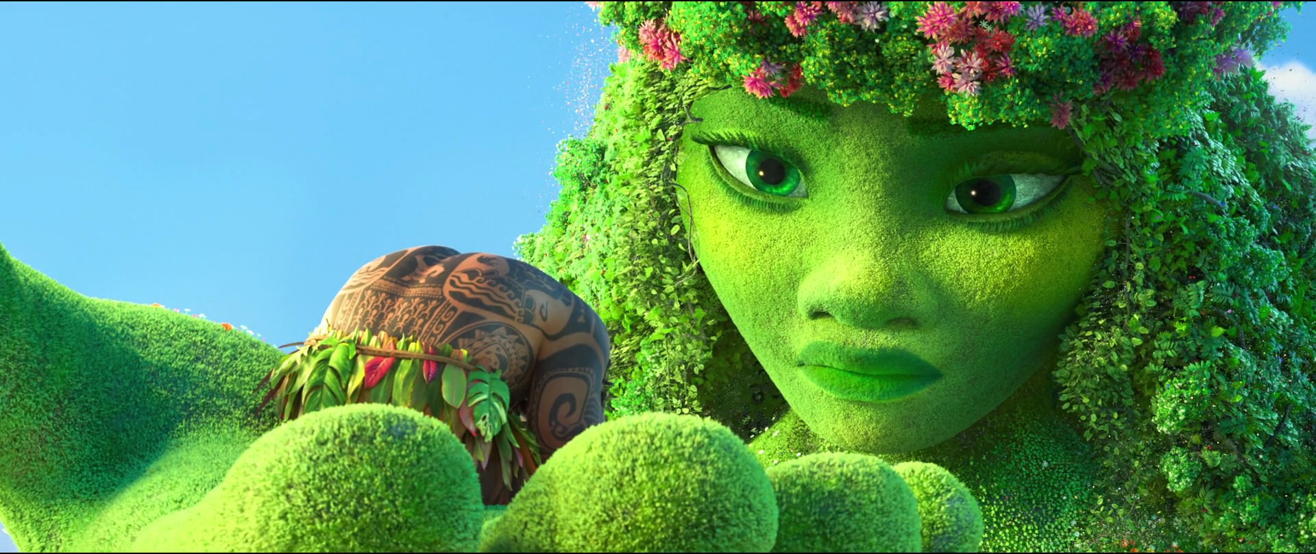 Who is the Green Lady in Moana?