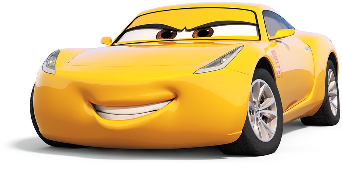 yellow disney cars character