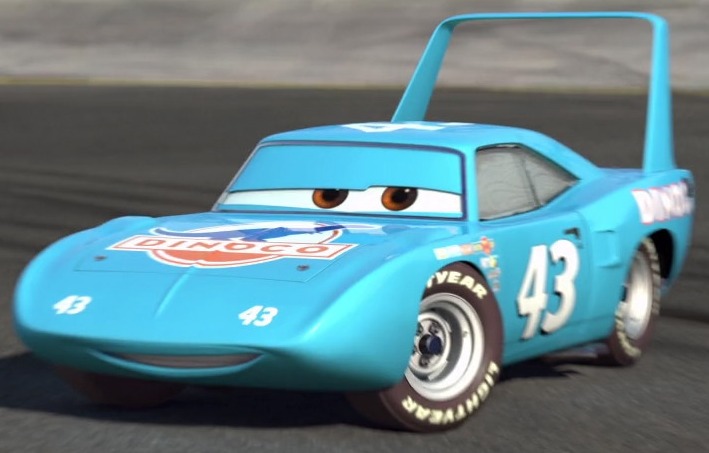 pixar cars blue car