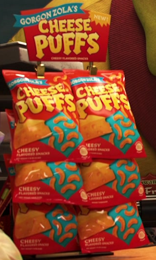 cheese puff stuffed animal