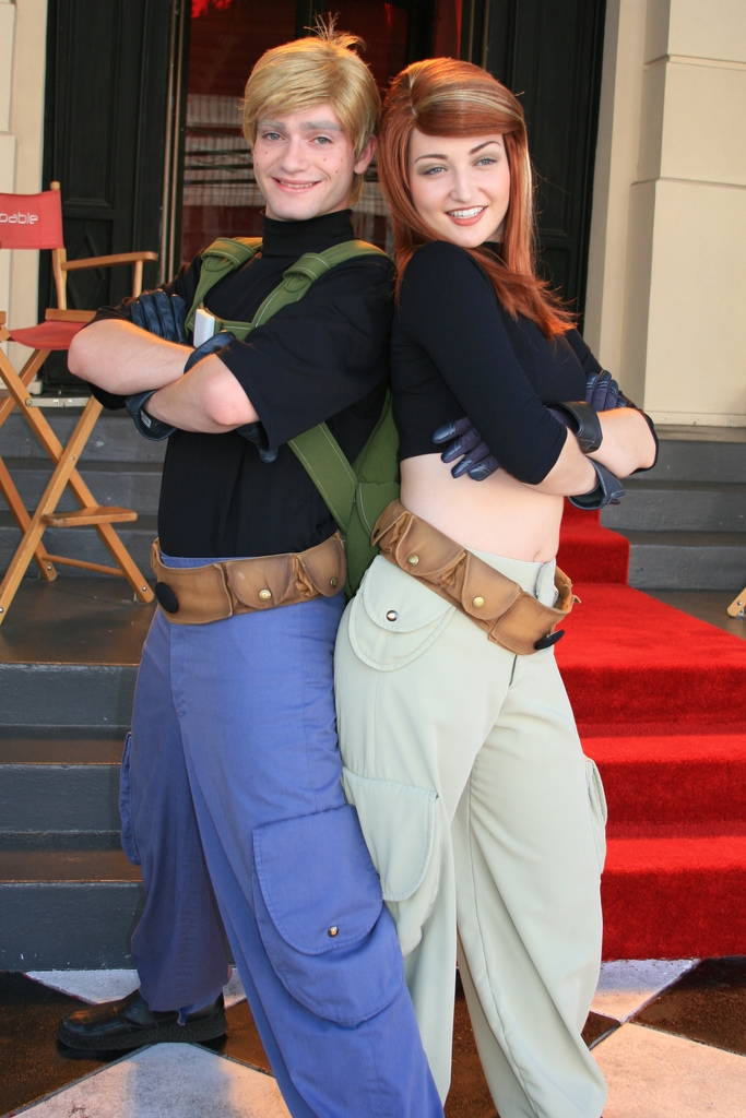 Image Kim And Ron Posing Together At Wdw Disney Wiki Fandom Powered By Wikia 