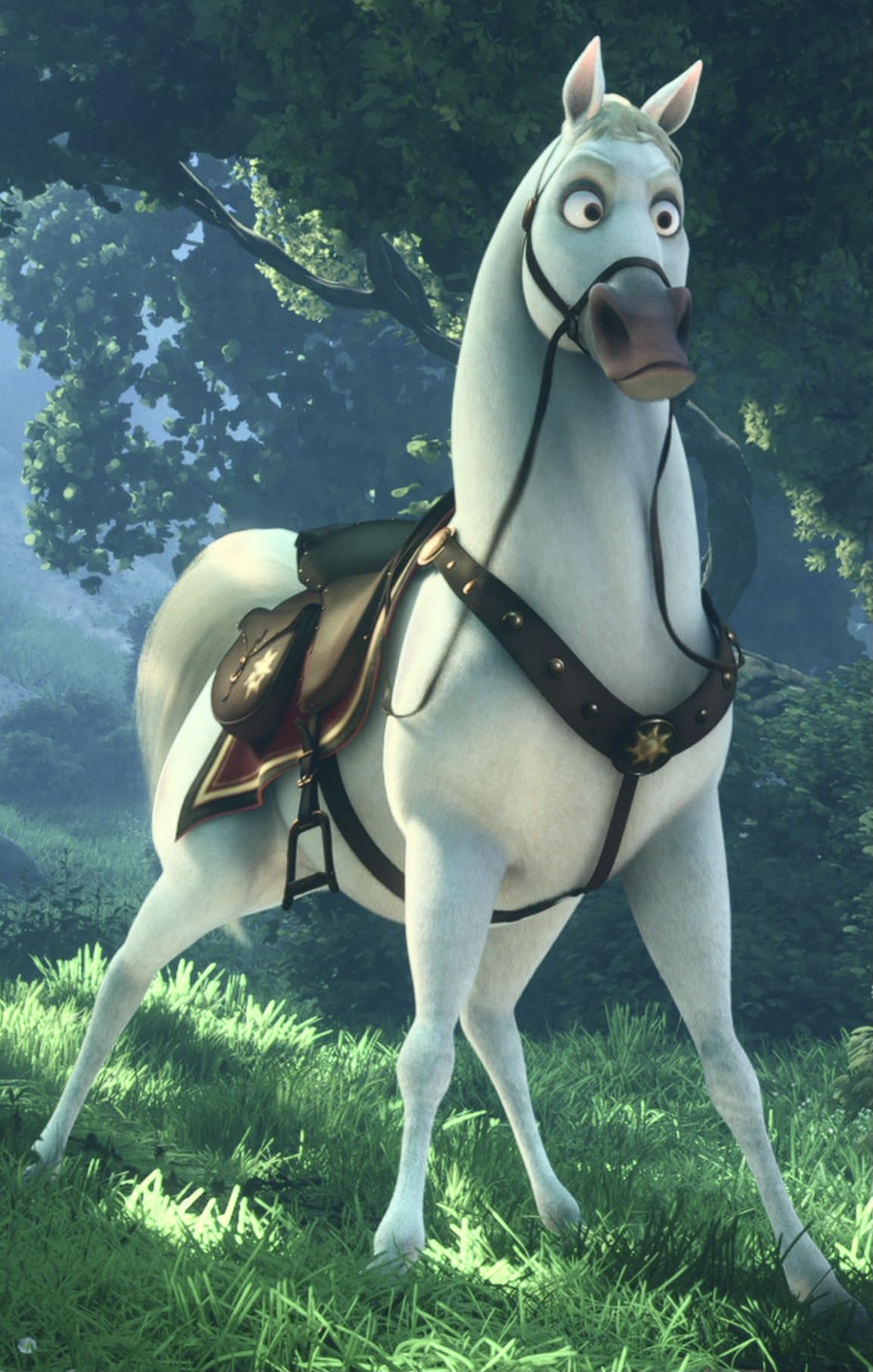 large rapunzel horse