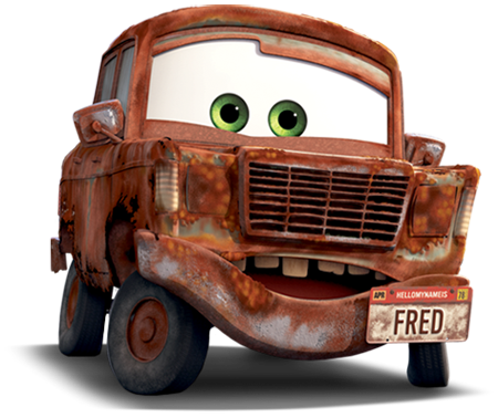 lightning mcqueen rusty