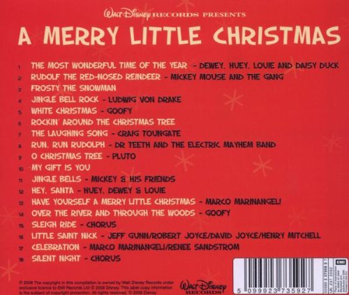 image a merry little christmas back cover jpg disney wiki