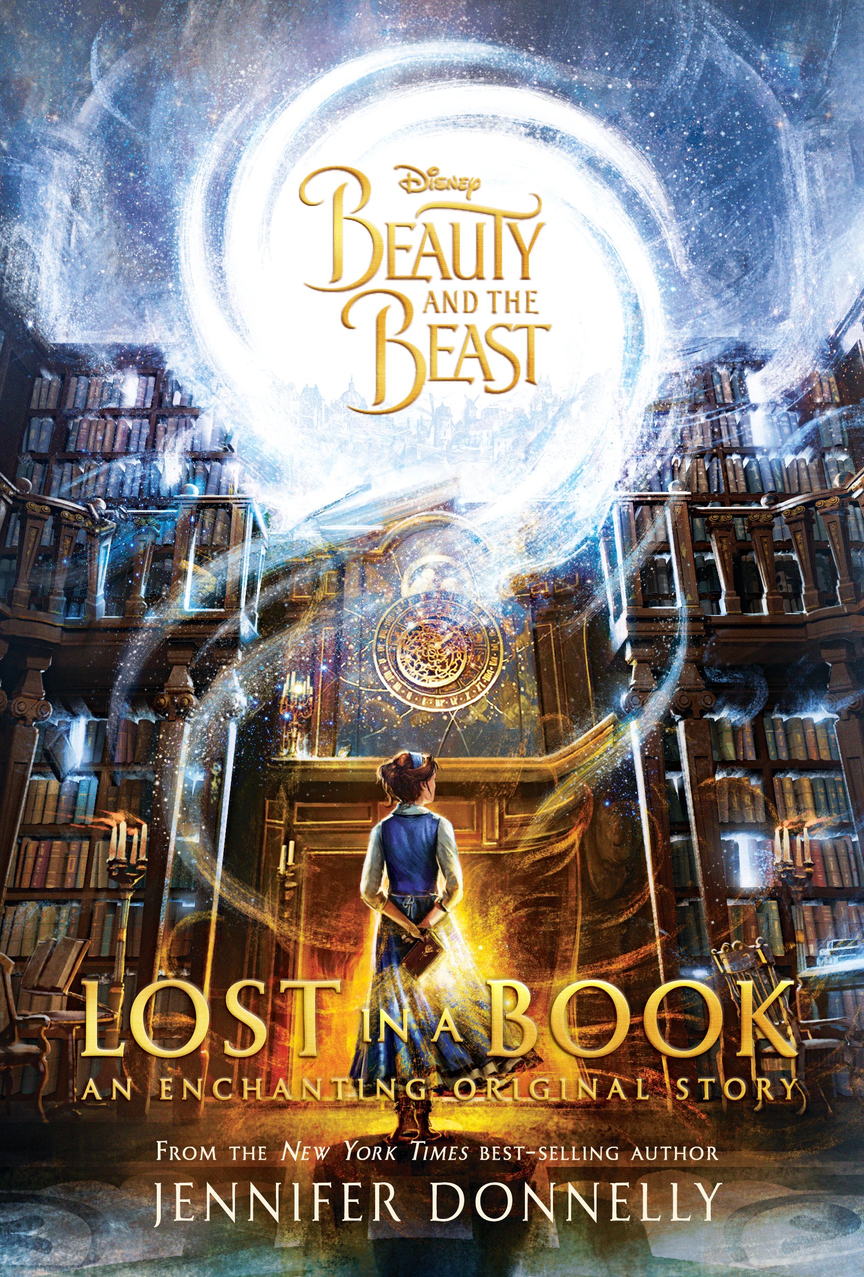 Image result for disney beauty and the beast lost in a book