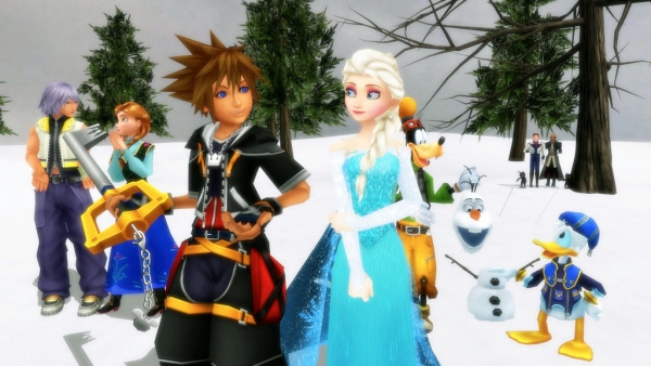 Image result for KINGDOM HEARTS 3 FROZEN WORLD