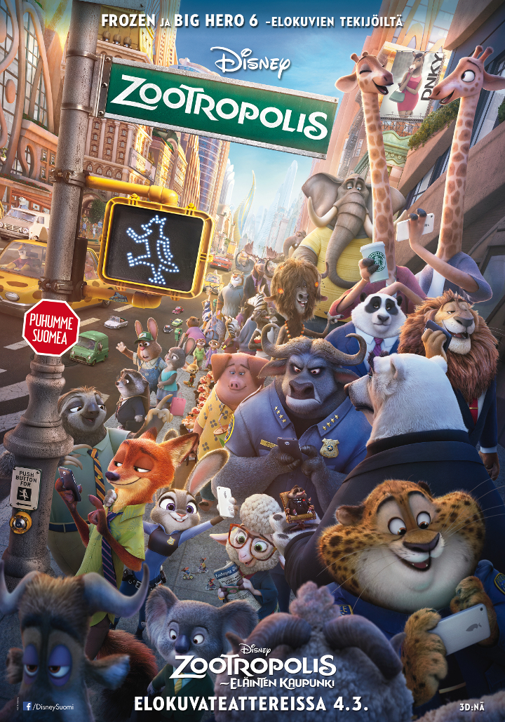 Kuvahaun tulos haulle zootropolis juliste