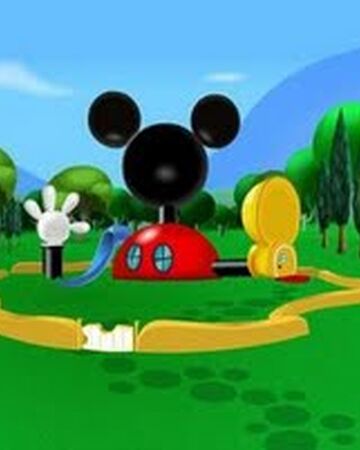 mickey mouse clubhouse garage