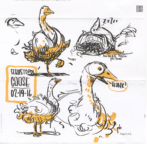 image gigantic goose jpg disney wiki fandom powered by wikia