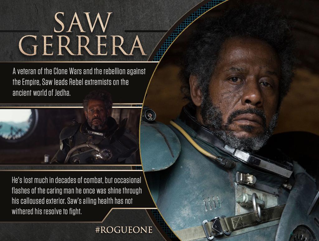 What happened to saw Gerrera legs?