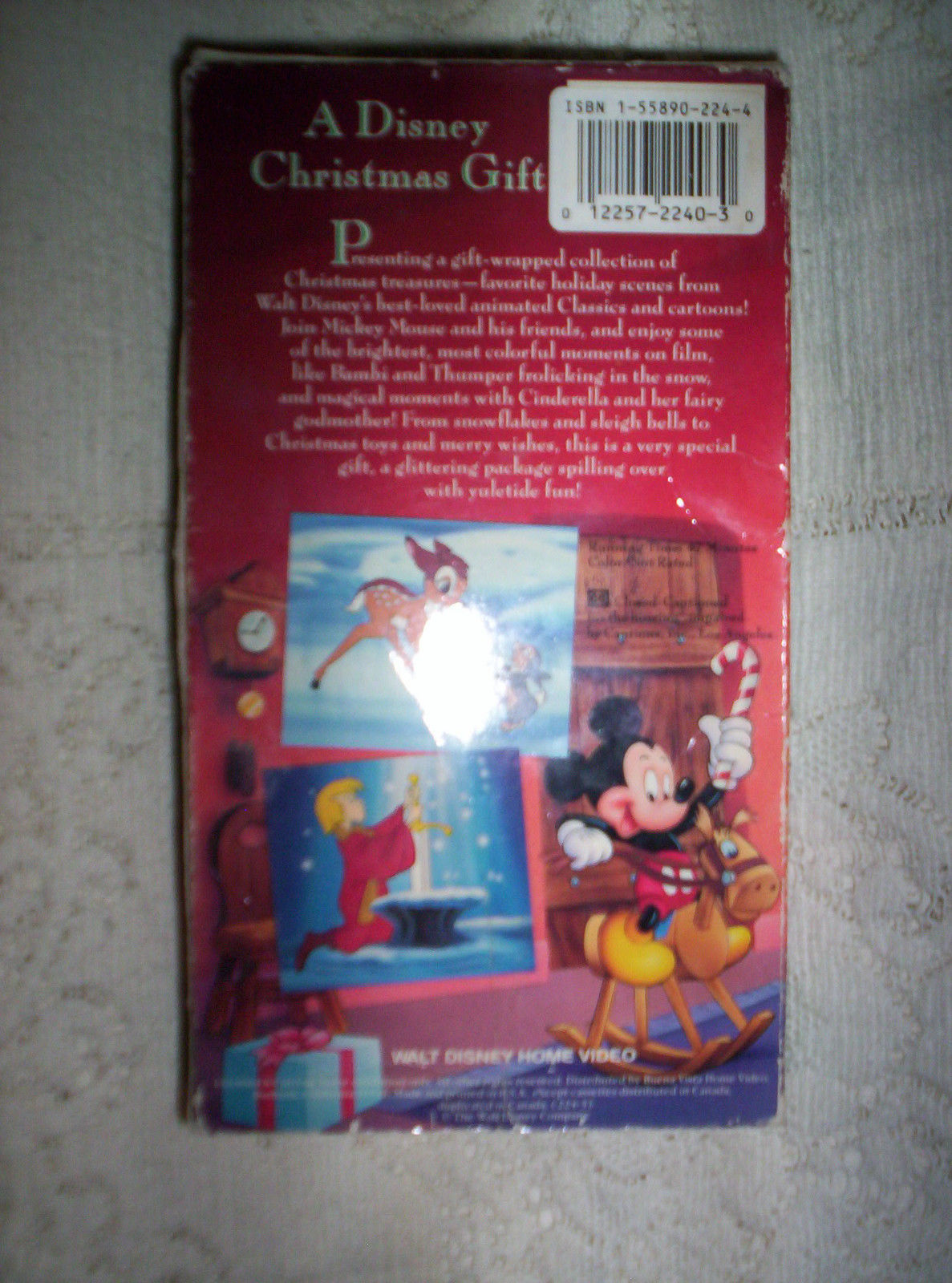 Image A Disney Christmas Gift VHS Back.JPG Disney Wiki