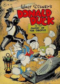 Donald Duck in Ghost of the Grotto