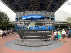 Test Track sign