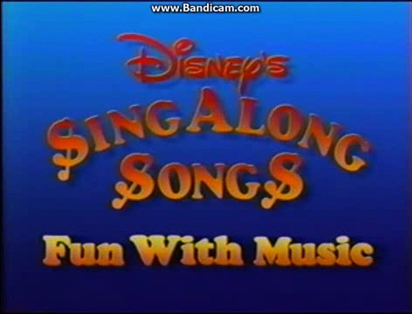 disney sing along songs logo