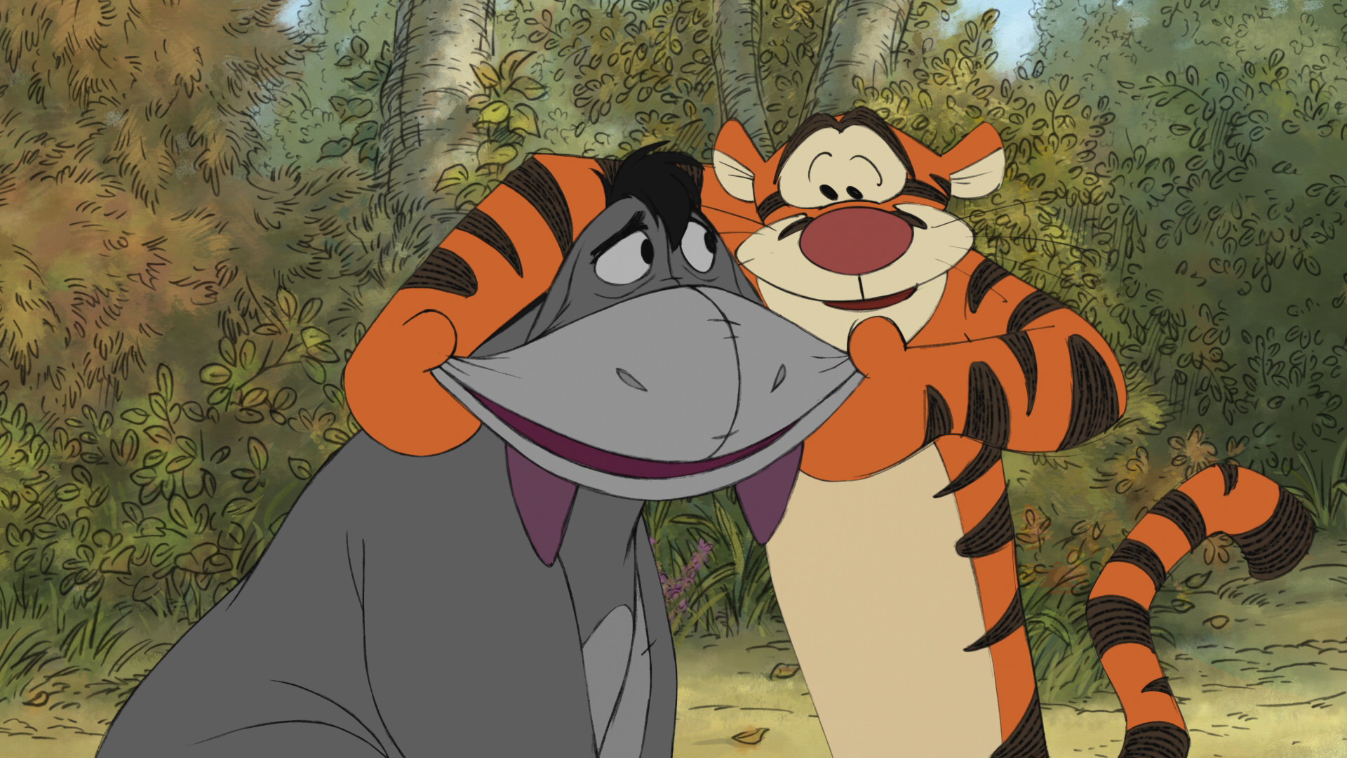 Image result for eeyore and tigger
