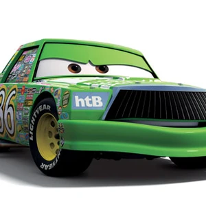 green dinoco chick hicks