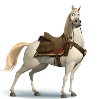 disney princess maximus ride on horse