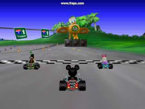 mickey mouse race track