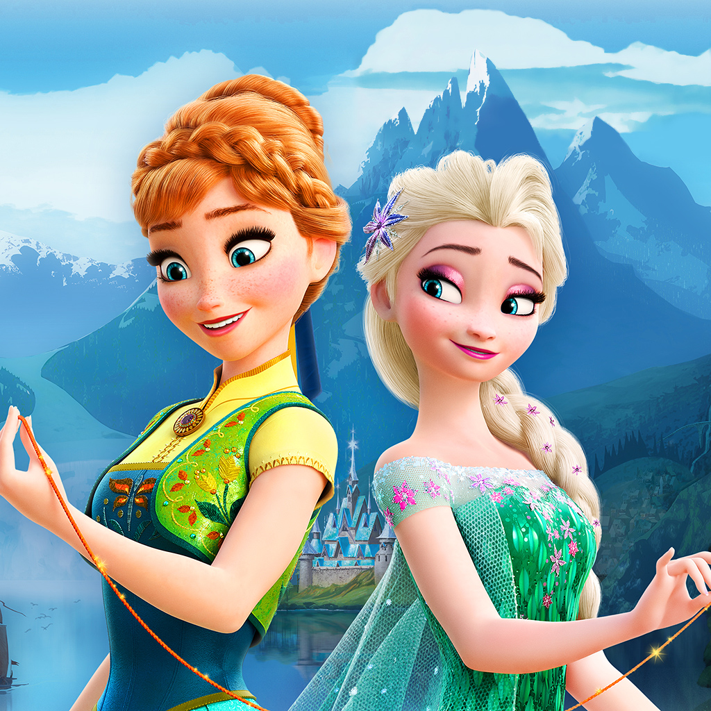 Image Anna Elsa and the stringjpg Disney Wiki