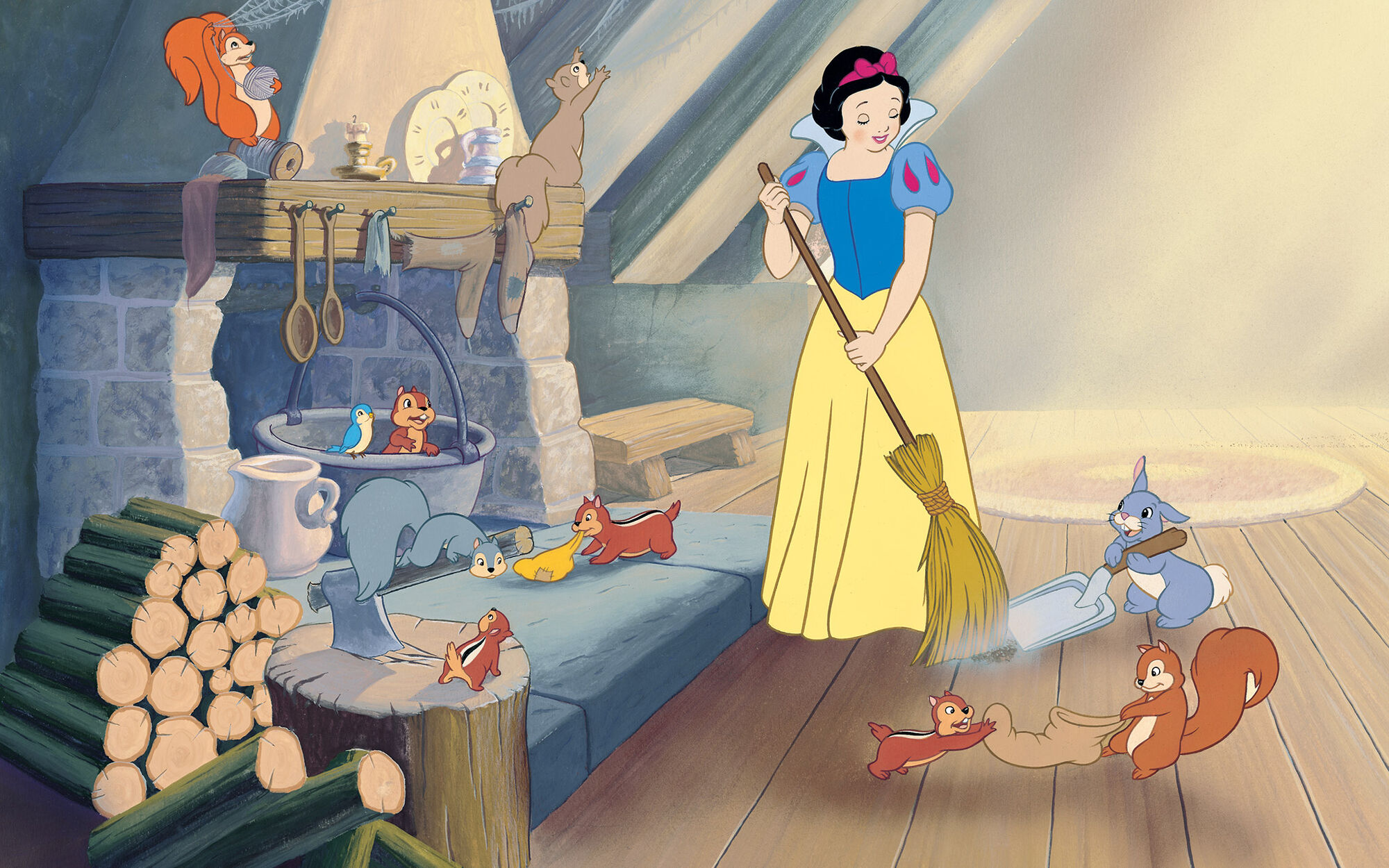 Image Disney Princess Snow Whites Story Illustraition 6 Disney Princess Wiki Fandom 