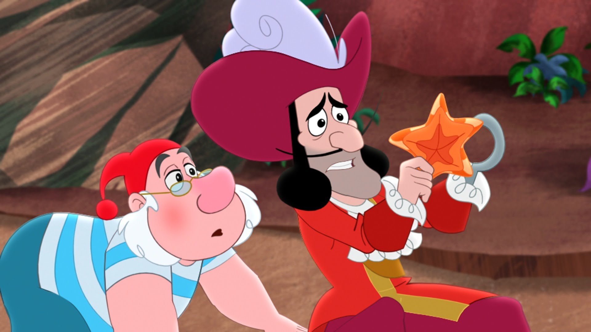 image smee hook sandy jake s starfish search jpg disney wiki