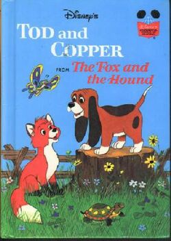 Tod and copper from the fox and the hound wonderful world of reading