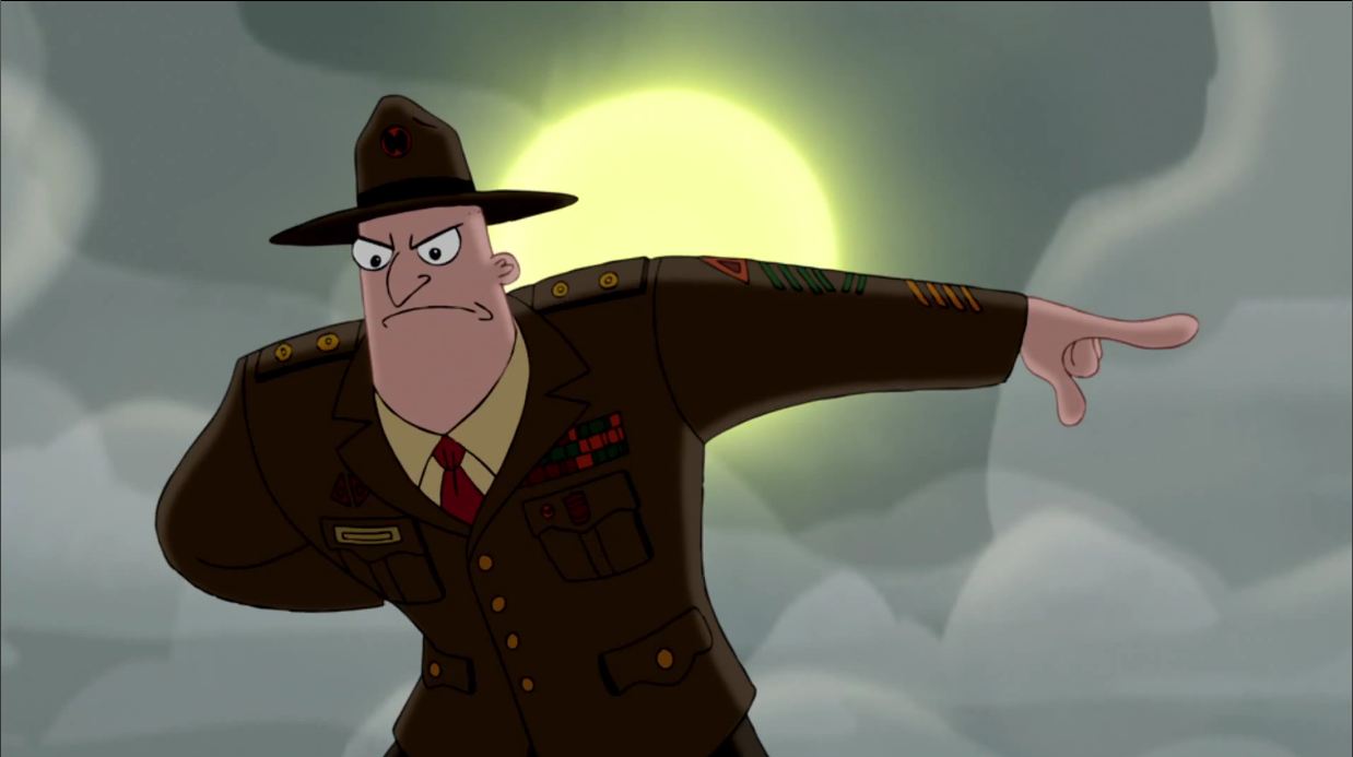 Drill Sergeant (Phineas and Ferb) Disney Wiki FANDOM powered by Wikia