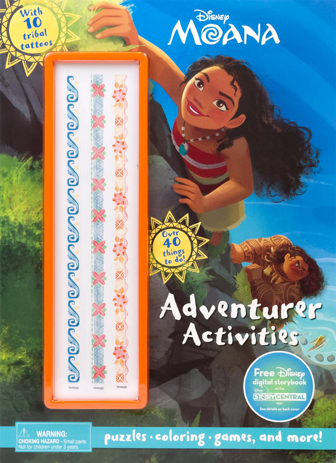 moana book with figures