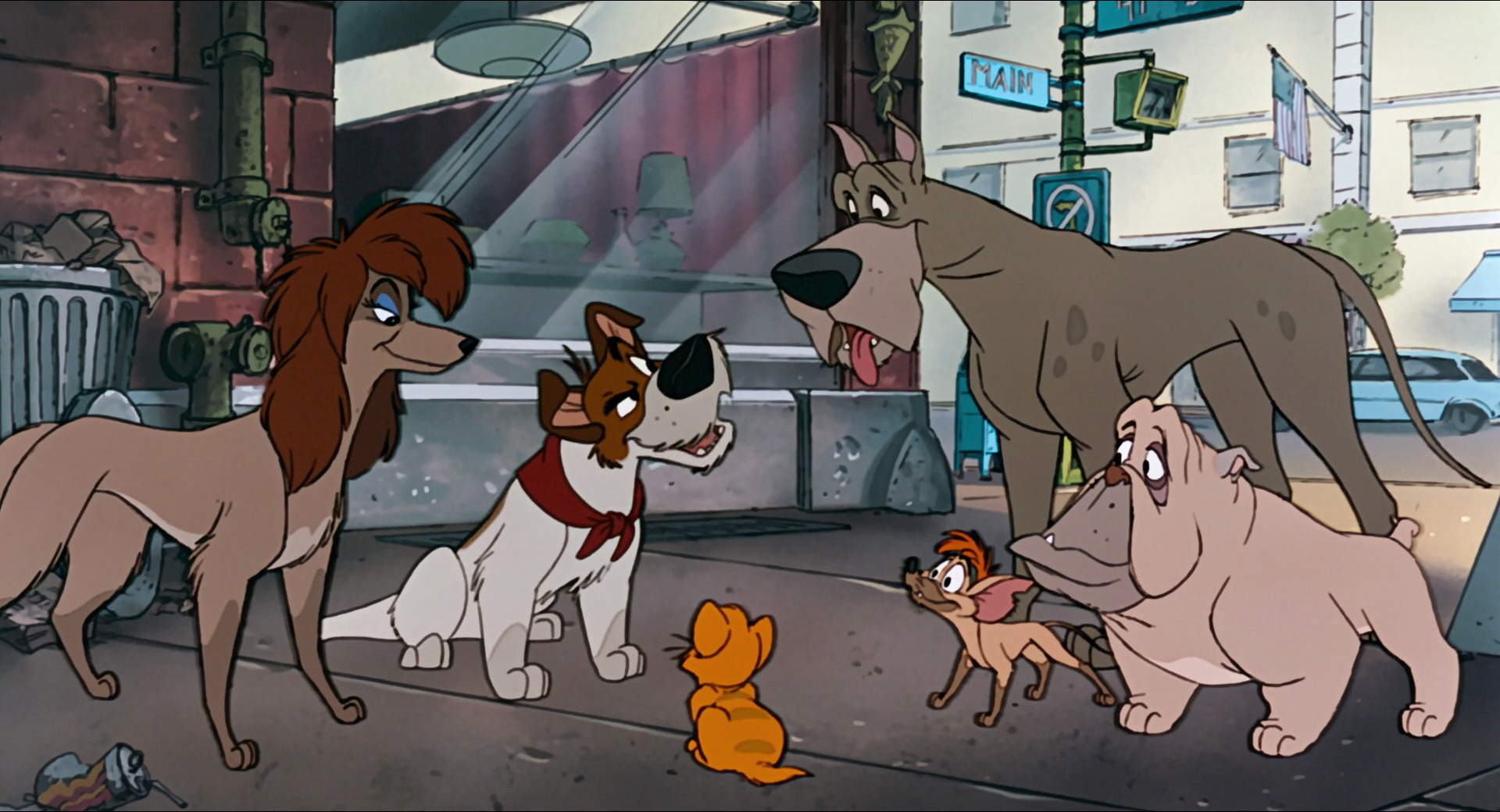 Image result for Dodger and the gang Oliver and company