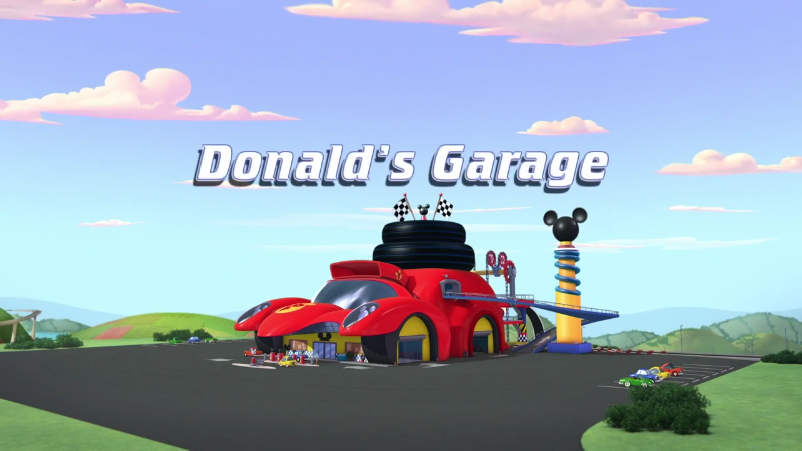 mickey and roadster racers garage