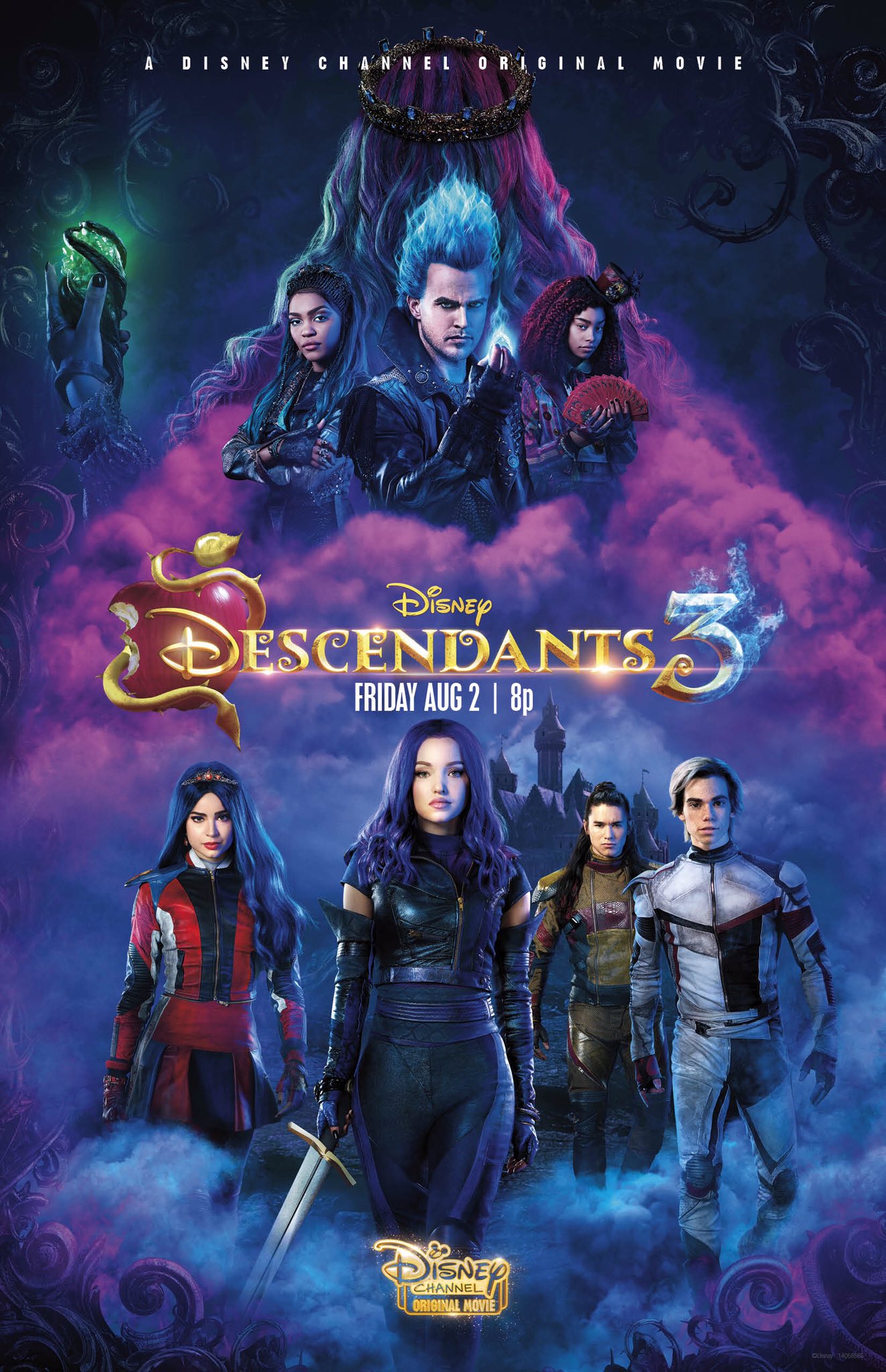 descendants 3 coloring pages printable audrey creative hobby place